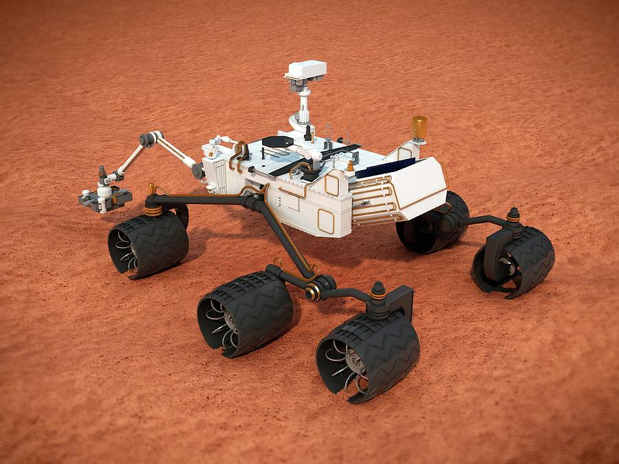 Curiosity Mars Rover #4 Photograph by Sciepro/science Photo Library