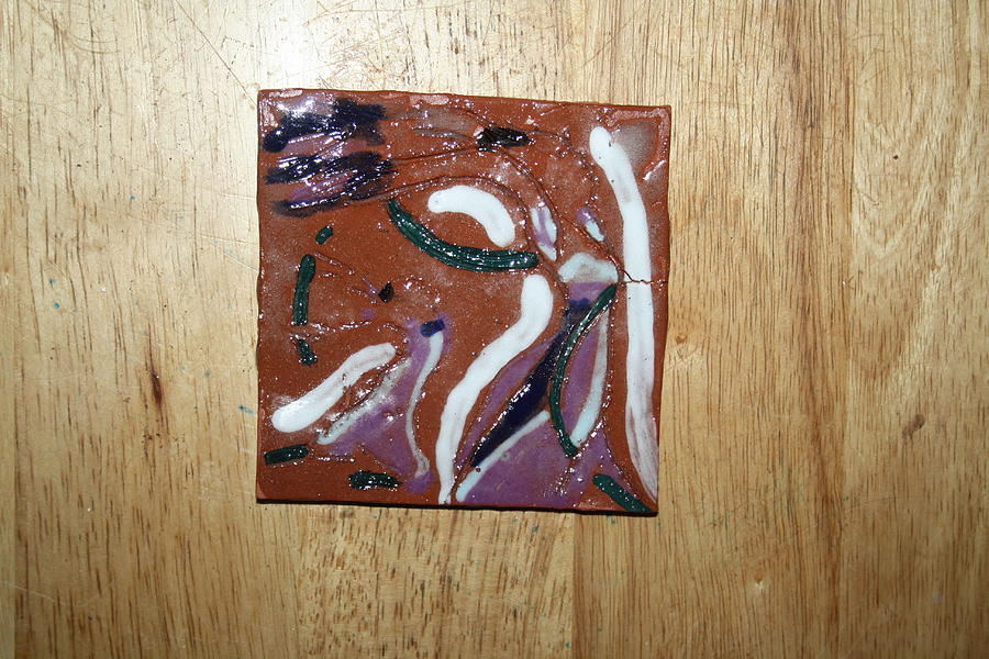 Dance - tile #4 Ceramic Art by Gloria Ssali