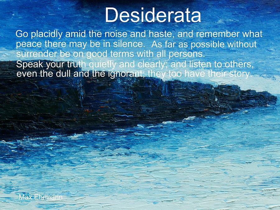 Desiderata #4 Painting by Conor Murphy