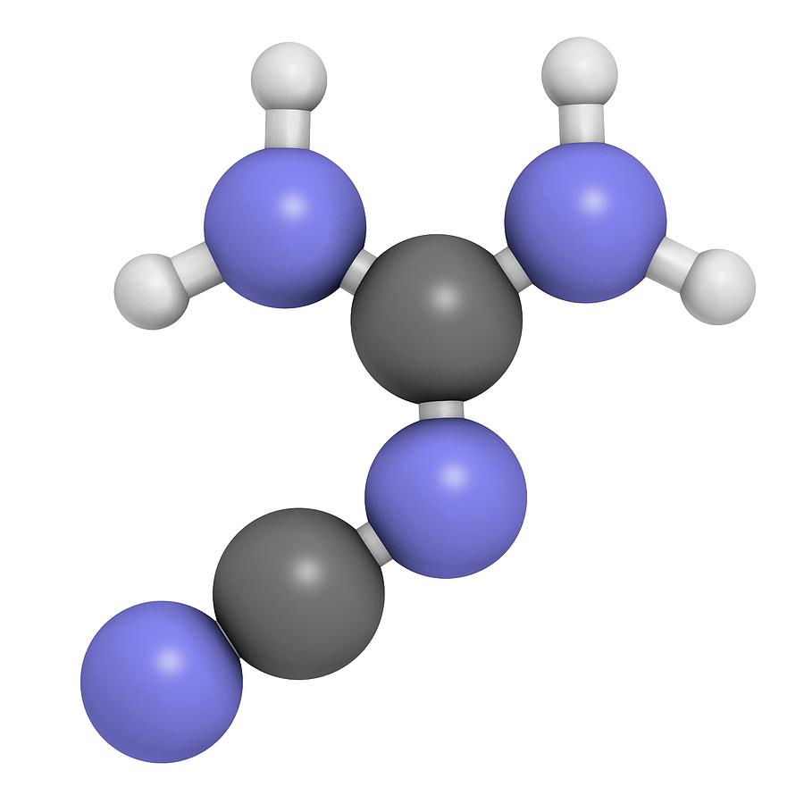 Dicyandiamide Molecule #4 Photograph by Molekuul