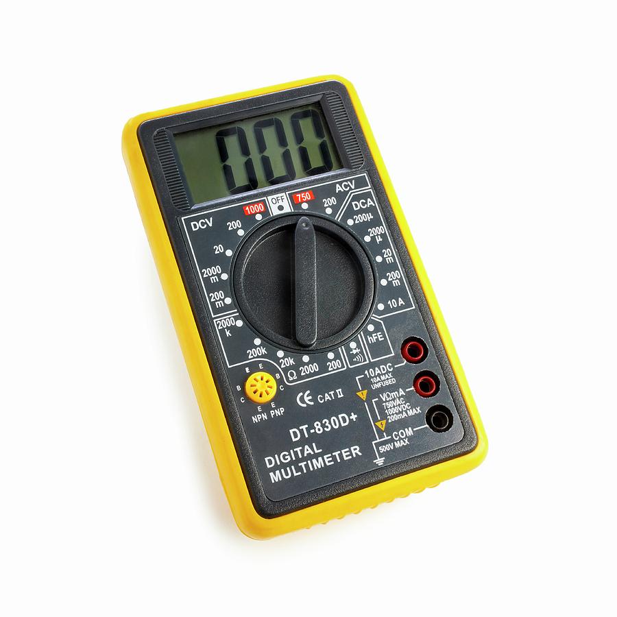 Digital Multimeter #4 Photograph by Science Photo Library