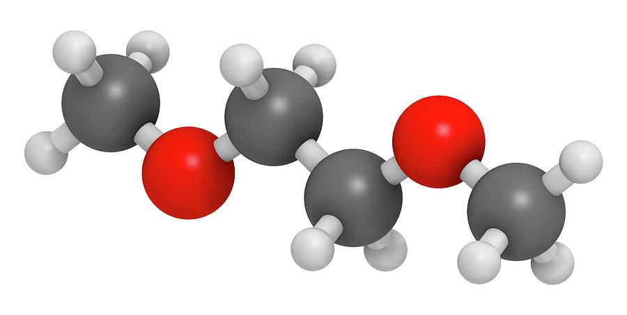 Battery Photograph - Dimethoxyethane Molecule #4 by Molekuul