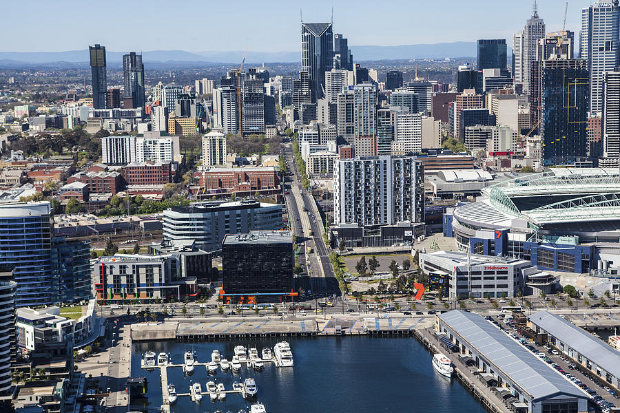 Docklands And Etihad Stadium, Melbourne #4 Photograph By Brett Price ...