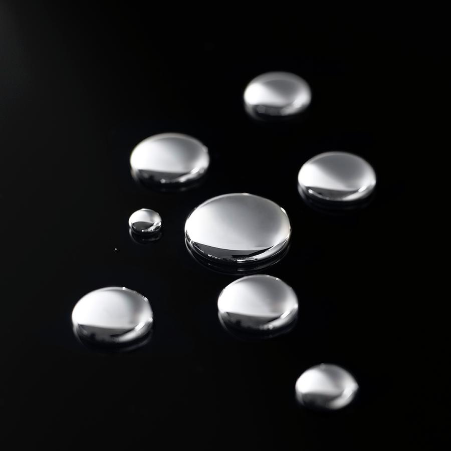 Drops Of Mercury #4 Photograph by Science Photo Library