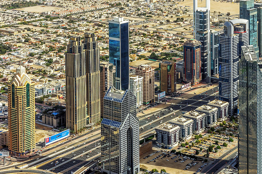 Dubai Aerial View Photograph