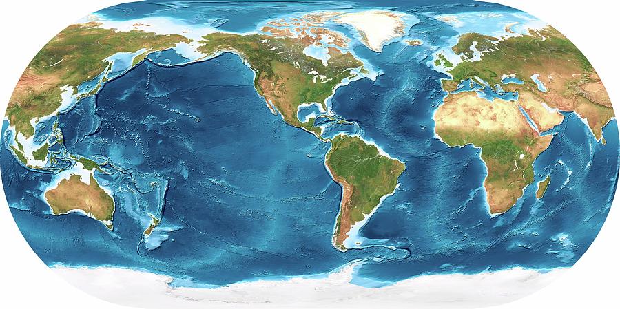 Earth Photograph by Planetary Visions Ltd/science Photo Library