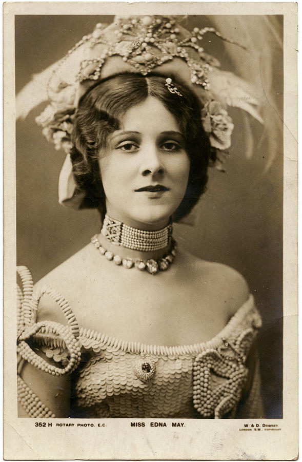 Edna May (1878-1948) - American Actress Photograph by Mary Evans ...