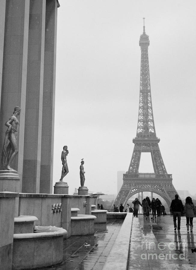 Winter Photograph - Eiffel Tower #4 by Louise Fahy