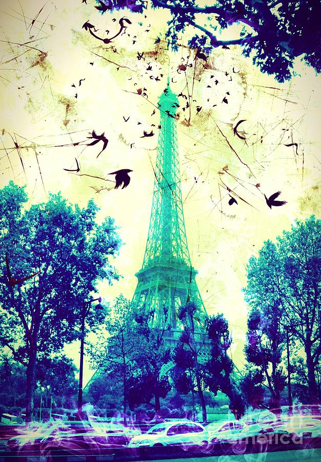 Eiffel Tower #4 Digital Art by Marina McLain