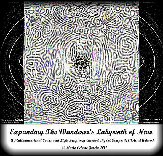 Expanding the Wanderers Labyrinth of Nine #4 Digital Art by Maria Celeste Garcia