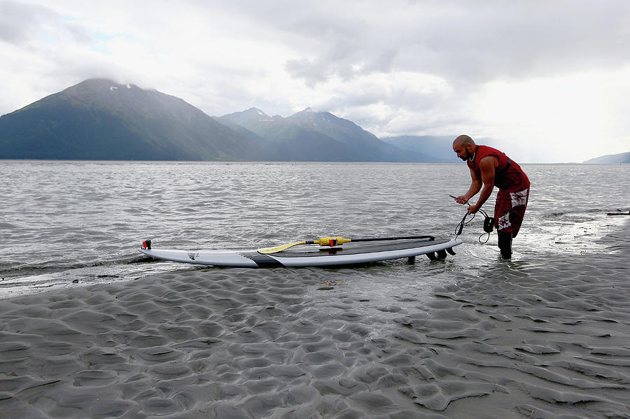 Feature - Bore Tide Surfing In Alaska #4 Photograph by Streeter Lecka