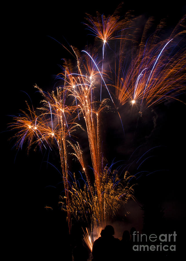 Salem Photograph - Fireworks #4 by M J