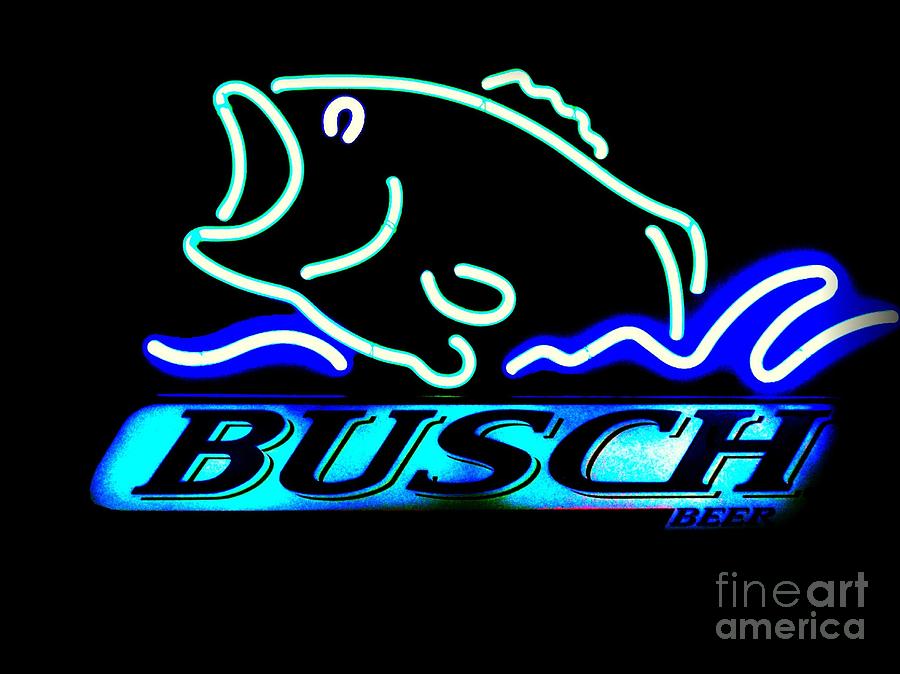 Fishing and Busch Beer #4 Photograph by Kelly Awad - Fine Art America