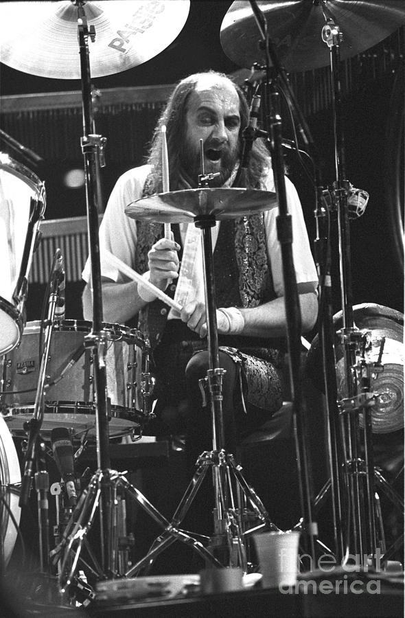 Fleetwood Mac Photograph - Mick Fleetwood - Fleetwood Mac by Concert Photos