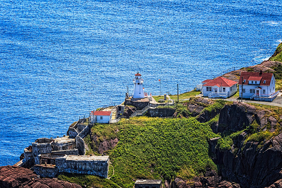 Fort Amherst Lighthouse on the south side of St Johns Harbour #4 Photograph by Perla Copernik
