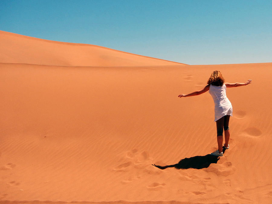Desert Photograph - Fredoom in Sahara by Daniele Zambardi