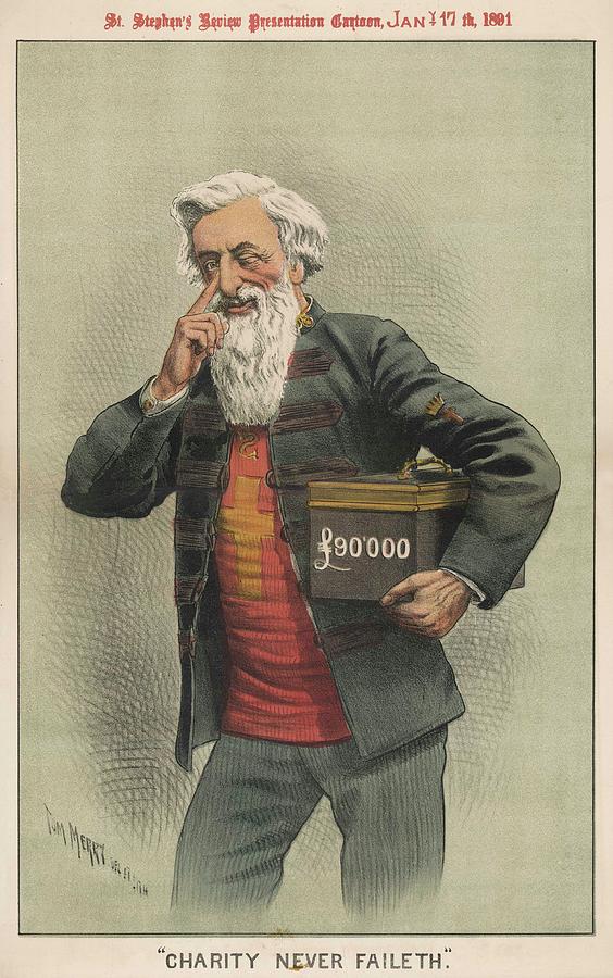 Booth Drawing - General William Booth  English #4 by Mary Evans Picture Library