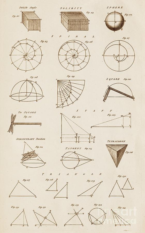 Geometrical Constructions And Principles Photograph by David Parker