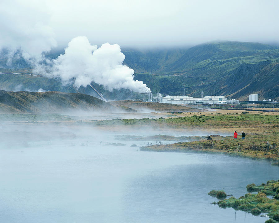 Power Station Photograph - Geothermal Power Station #4 by Martin Bond/science Photo Library
