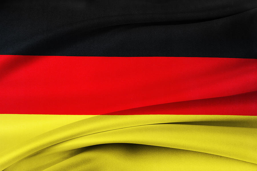 German flag #4 Photograph by Les Cunliffe