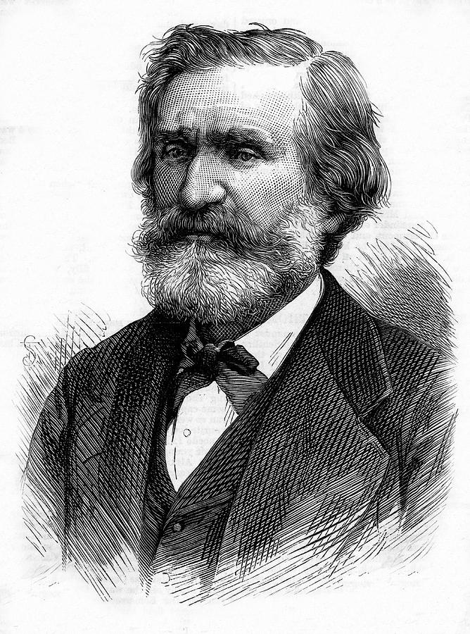 Giuseppe Verdi (1813-1901) The Italian Drawing by Mary Evans Picture ...