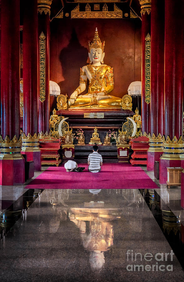 Buddha Photograph - Golden Buddha #1 by Adrian Evans