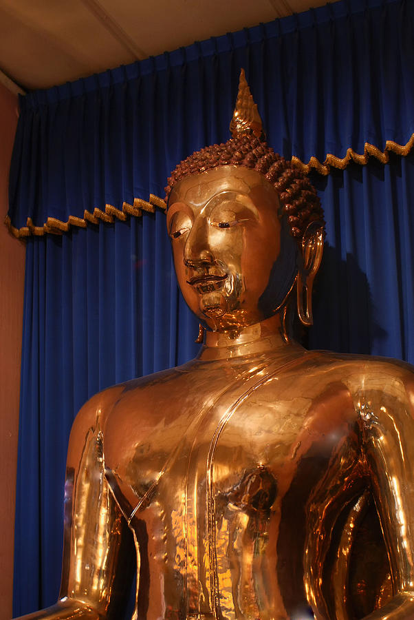 Golden Buddha Digital Art
