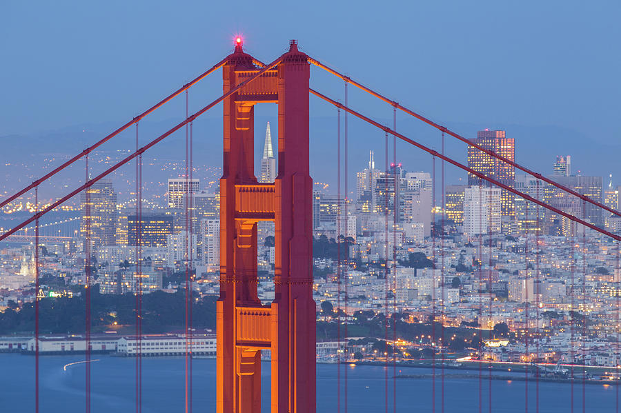 Golden Gate Bridge And San Francisco #4 Photograph by Uschools
