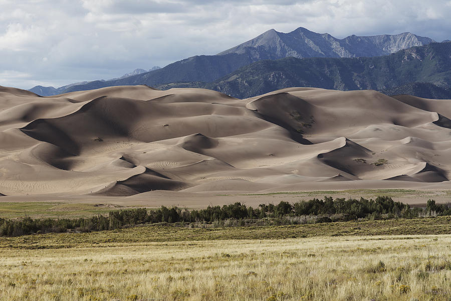 4 Great Sand Dunes Panorama Photograph by D Scott Clark