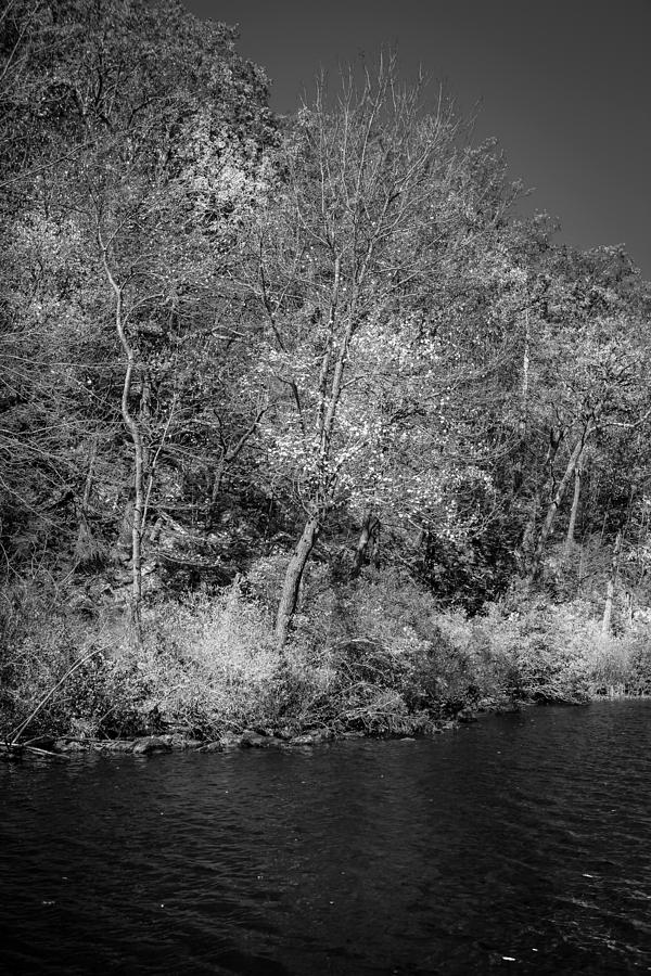 Green Pond Morris County New Jersey Painted BW  #4 Photograph by Rich Franco