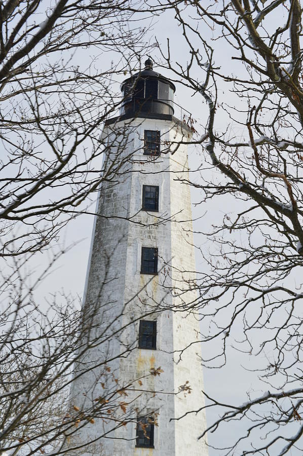 Winter Photograph - Harbor Lighthouse #4 by Jessica Cruz