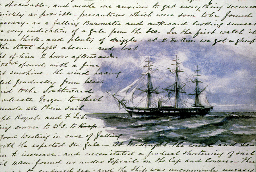 Hms Challenger, 1872-76 #4 Painting by Granger