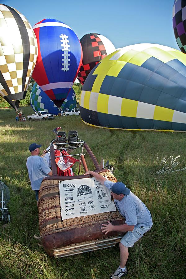 Hot Air Balloon Championships #4 Photograph by Jim West