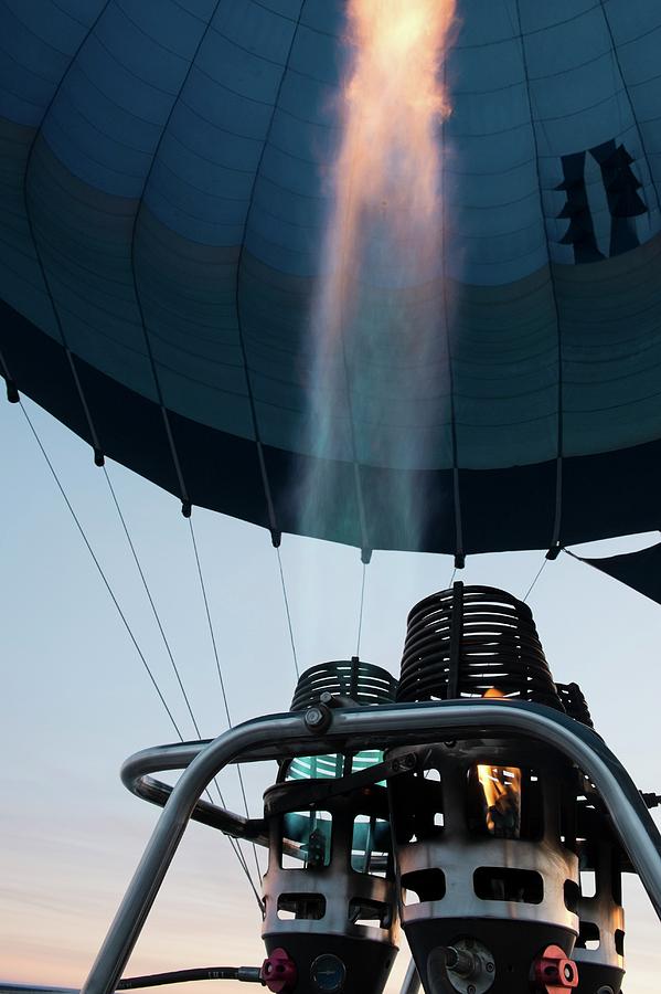 Transportation Photograph - Hot Air Balloon Gas Burner #4 by Photostock-israel