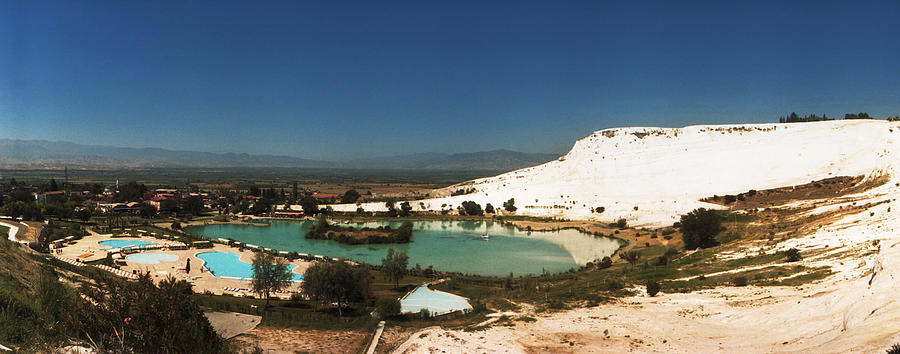 Nature Photograph - Hot Springs And Travertine Pool #4 by Panoramic Images