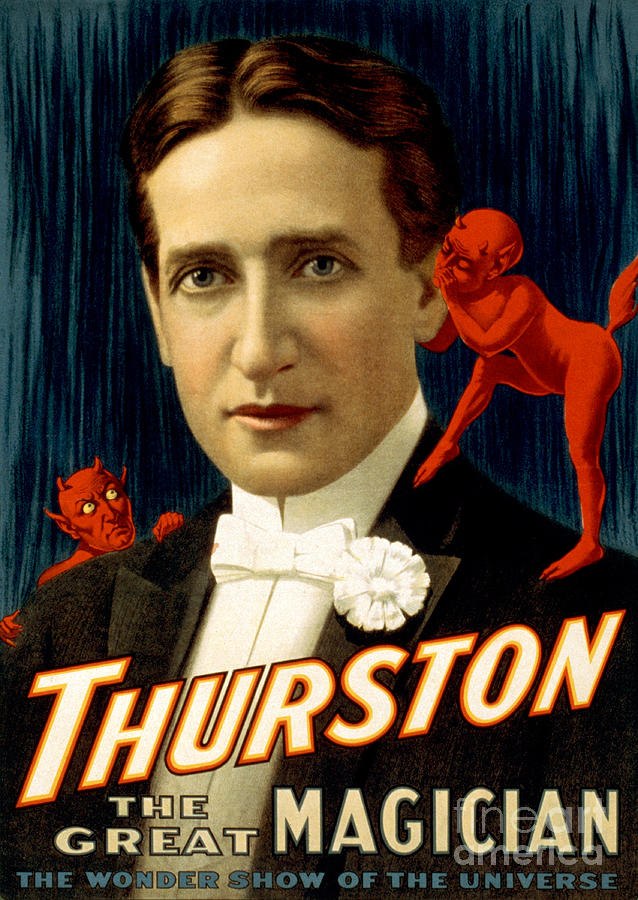 Howard Thurston, American Magician #4 Photograph by Photo Researchers