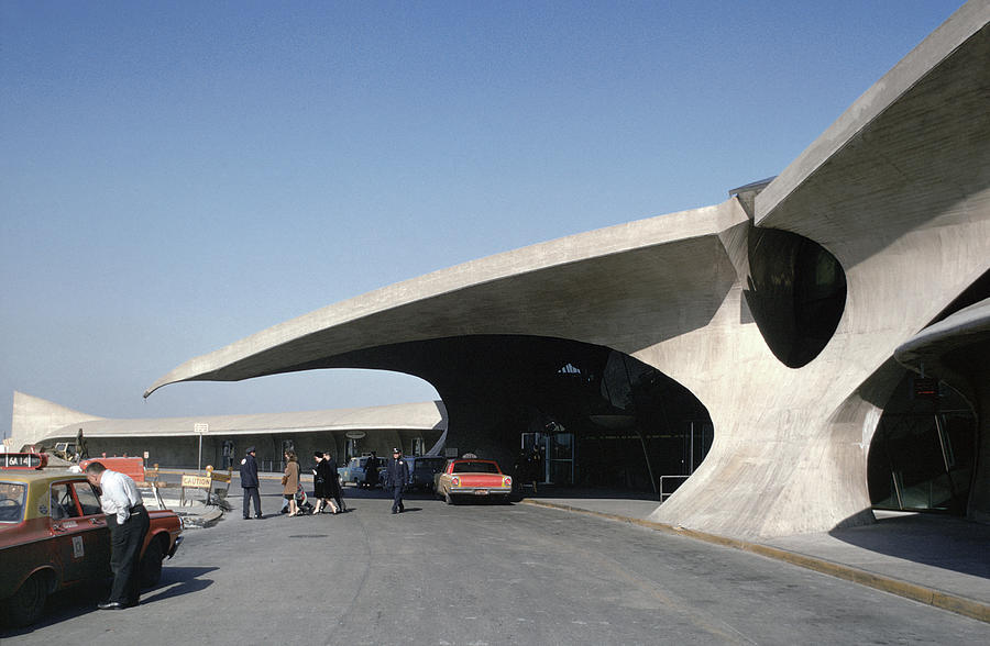 Architecture Photograph - Idlewild Airport, C1958 by Balthazar Korab