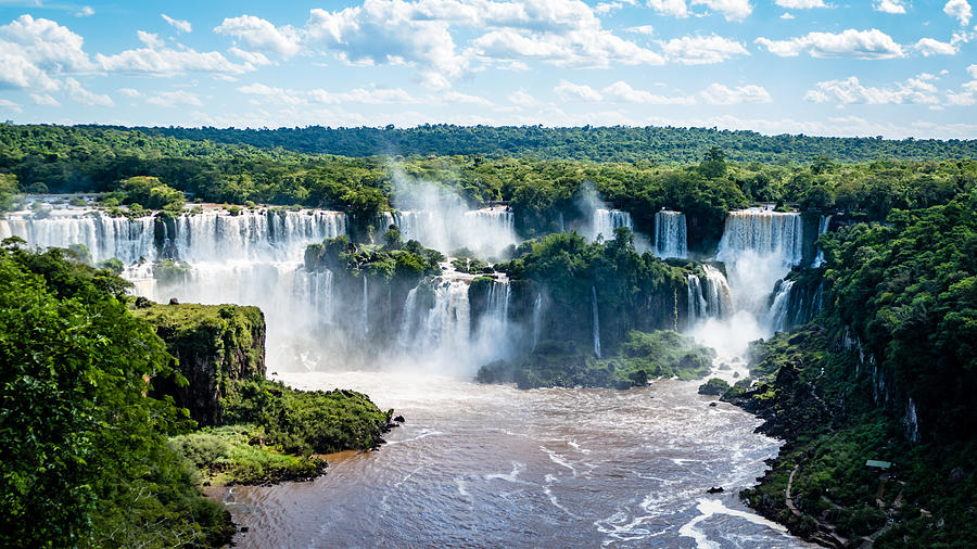 Iguassu Waterfall Brazil Argentina #4 Photograph by Craig Hastings