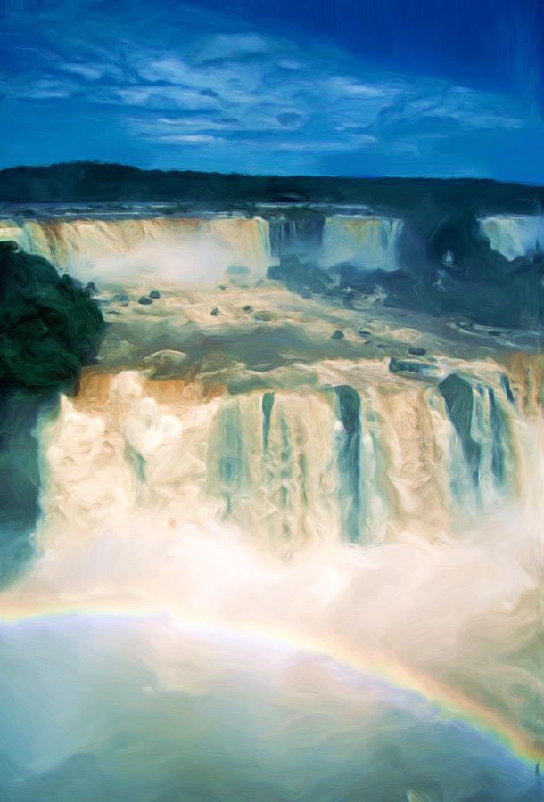 Iguazu Falls Digital Art by Roy Pedersen