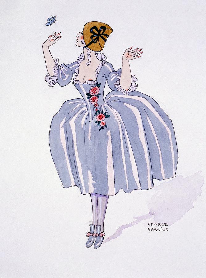 Illustration for 'Fetes Galantes' Painting by Georges Barbier - Fine ...