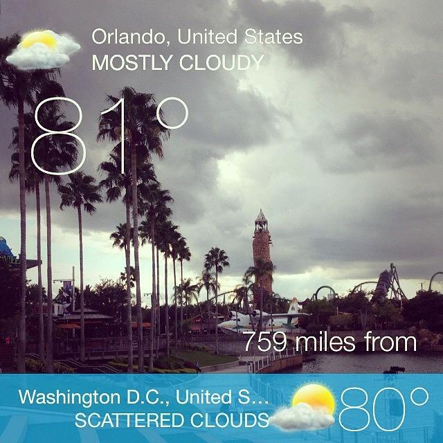 Orlando Photograph - #instaweather #instaweatherpro #weather #4 by James Roberts