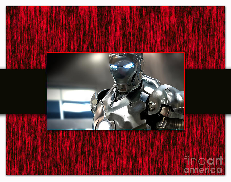 Iron Man #4 Mixed Media by Marvin Blaine