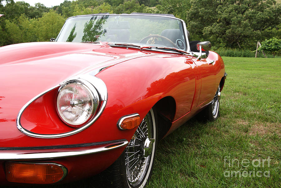 Jaguar E-Type Photograph by Neil Zimmerman