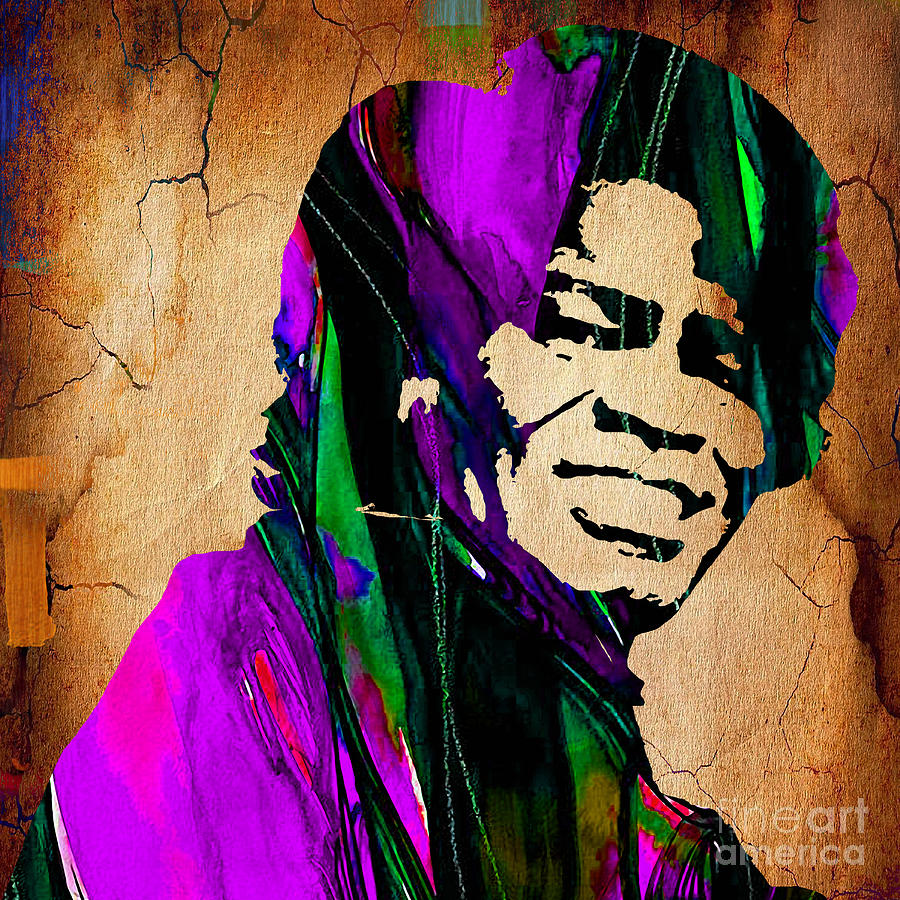 James Brown Collection #4 Mixed Media by Marvin Blaine