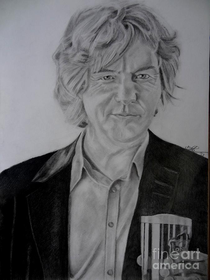 Portrait Drawing - James May #4 by Natasja Elise