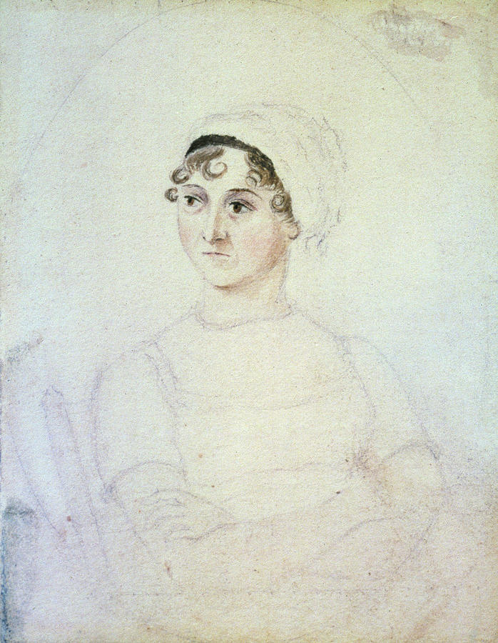 Jane Austen (1775-1817) #4 Drawing by Granger