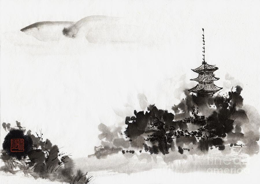Japanese Painting #4 by Indian Summer