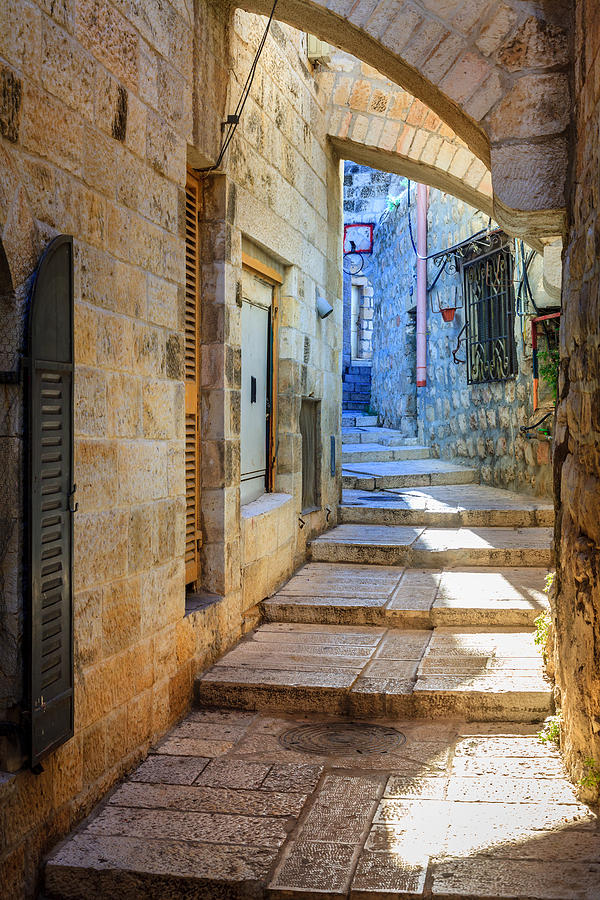 Jerusalem street Photograph by Alexey Stiop