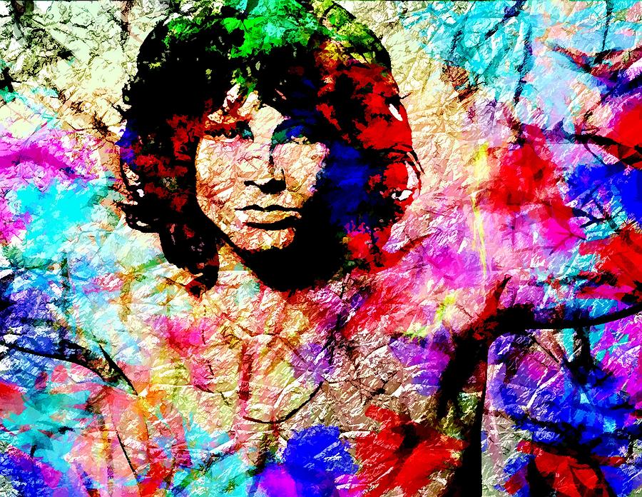 Jim Morrison Painting - Jim Morrison by Bogdan Floridana Oana