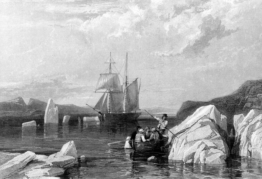 John Ross's Arctic Expedition Drawing by Mary Evans Picture Library